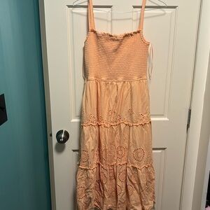 Francesca’s Peach Color Summer Dress